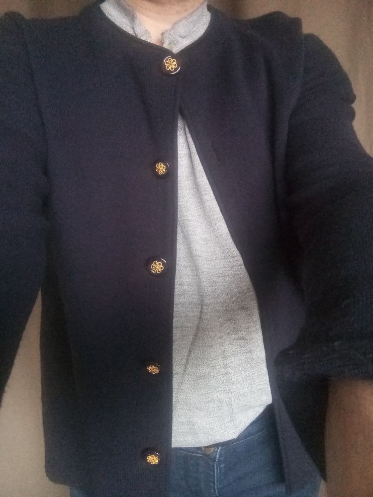 gilet �pais bleu marine 4 Massy (91)