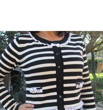 GILET FEMME EN TRICOT CUSTOMISE 20 Aubignan (84)