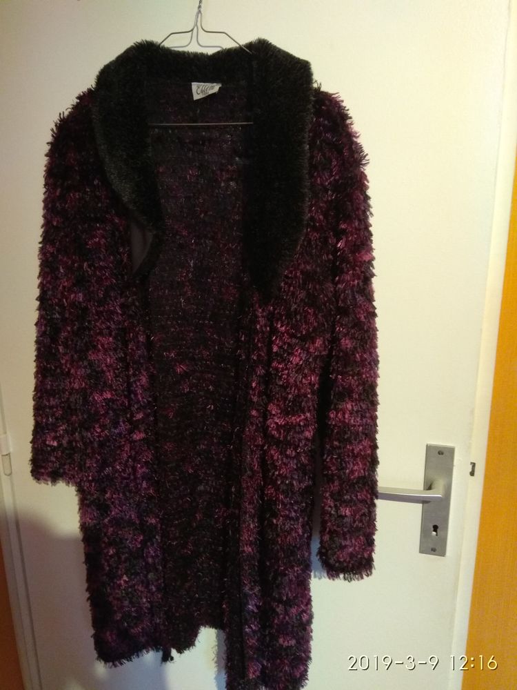 Gilet long violet 10 Ivry-sur-Seine (94)