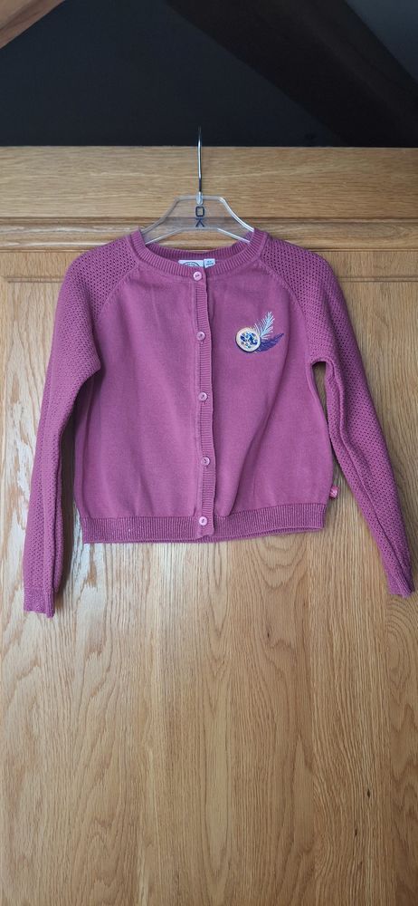 Gilet mauve marque la Compagnie des petits taille 5 ans 4 Villiers (86)