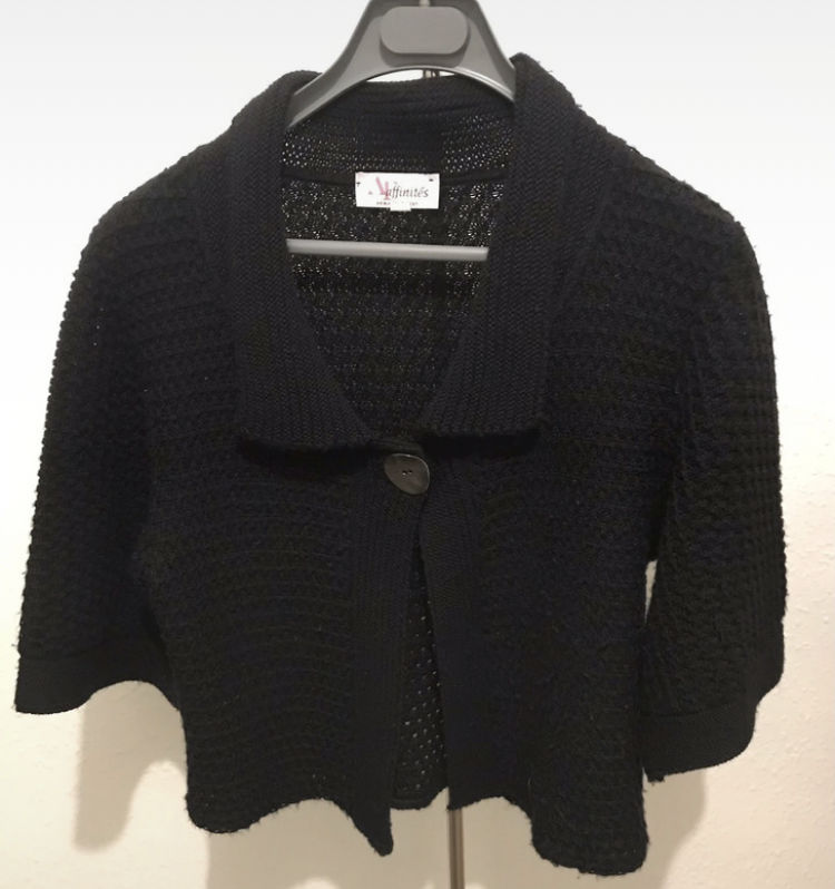 Gilet noir Amand Thierry manche courte taille 3 20 Franconville (95)