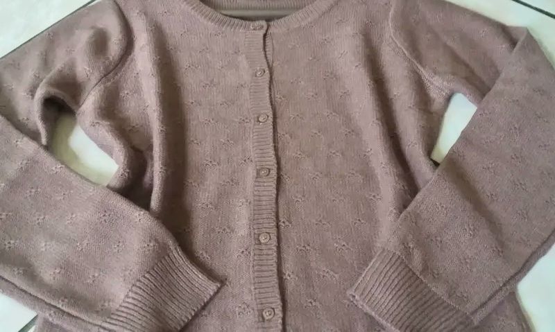 Gilet pull marron maille douce fantaisie - T 38 - 40 ou 40 5 Domart-en-Ponthieu (80)