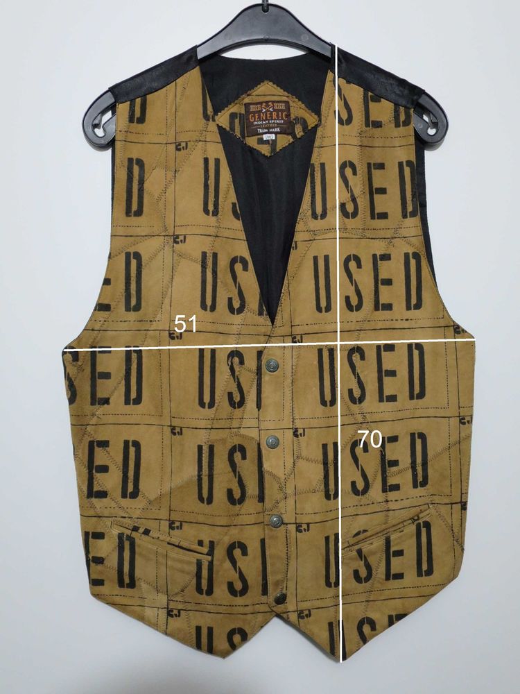 Gilet sans manches neuf, cuir, homme, taille M 8 Reims (51)