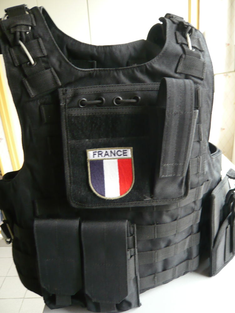 GILET TACTIQUE+HOLSTER+POCHES haut de gamme 50 Heillecourt (54)
