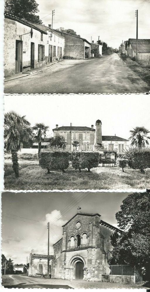 33 Gironde -3 CARTES POSTALES d'autrefois-CAMPUGNAN 7 Blaye (33)