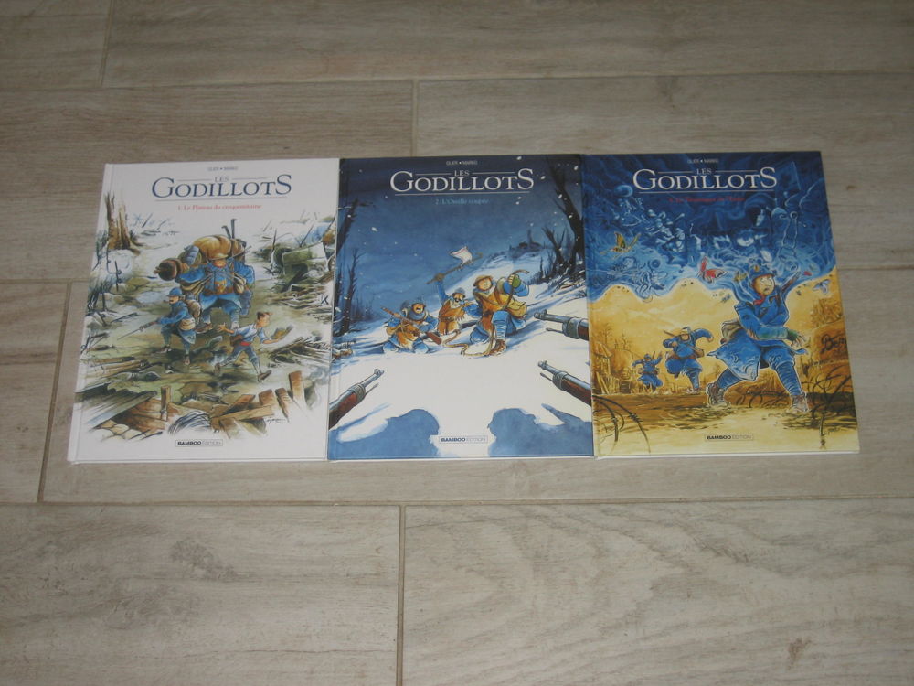 lot 3 bd LES GODILLOTS 1+2+4 etat neuf bamboo 24 C�zy (89)