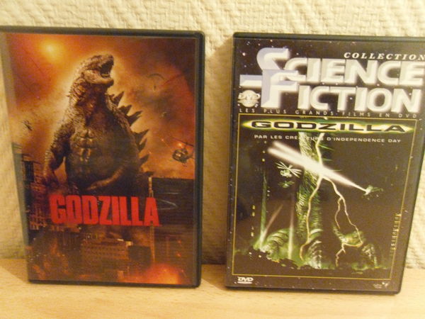 Godzilla Lot de 2 dvd film versions de 2014 & 1998 4 Neuville-de-Poitou (86)