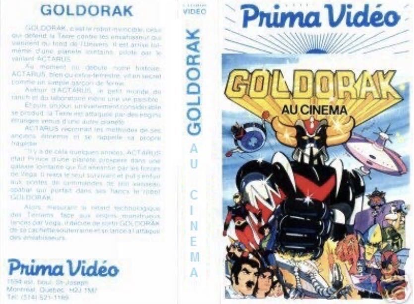 LOT   Goldorak Au Cin�ma   (1979) +   Le Retour de Goldorak   (1980) - RARE 50 Claye-Souilly (77)