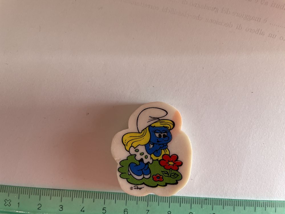 Gomma gomme eraser collection gommes Schtroumpfette fonc� 5 Bures-sur-Yvette (91)