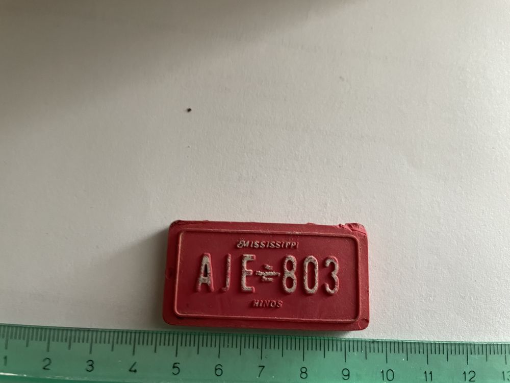 Gomma gomme eraser collection plaque Mississipi 5 Bures-sur-Yvette (91)