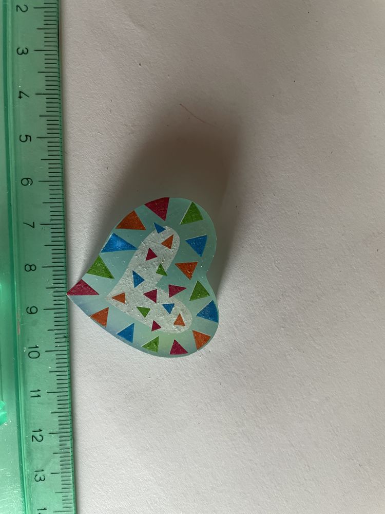 Gomma gomme eraser collection coeur bleu clair 5 Bures-sur-Yvette (91)