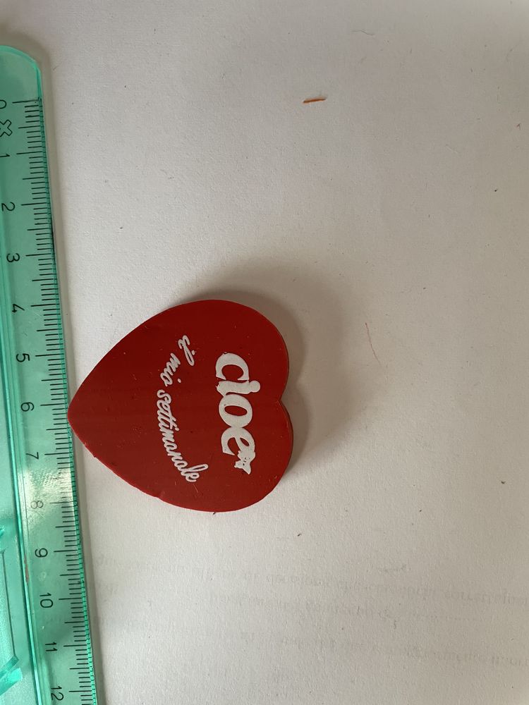 Gomma gomme eraser collection coeur cioe  I love you  6 Bures-sur-Yvette (91)