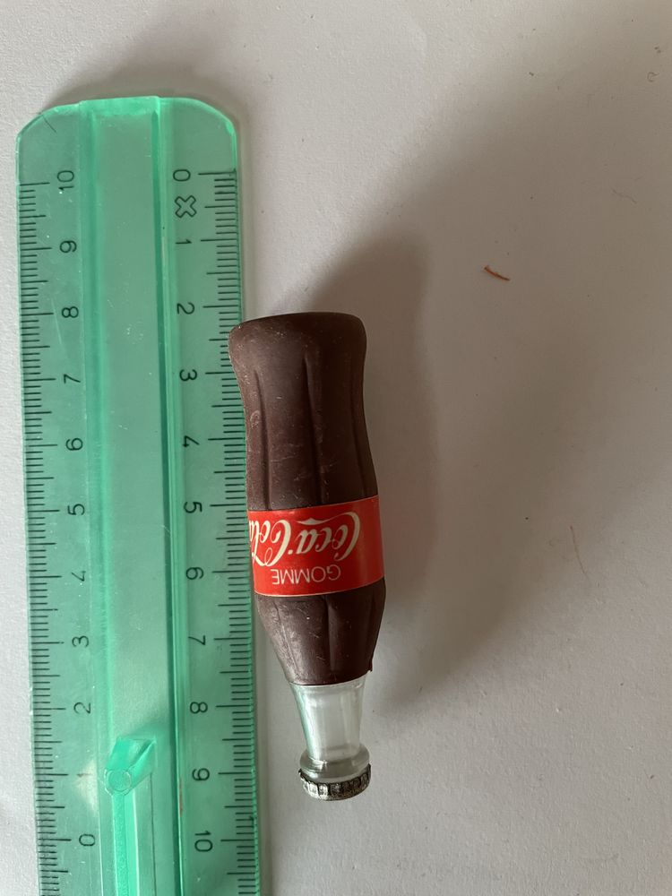 Gomma gomme eraser collection bouteille cocacola bouchon gri 8 Bures-sur-Yvette (91)