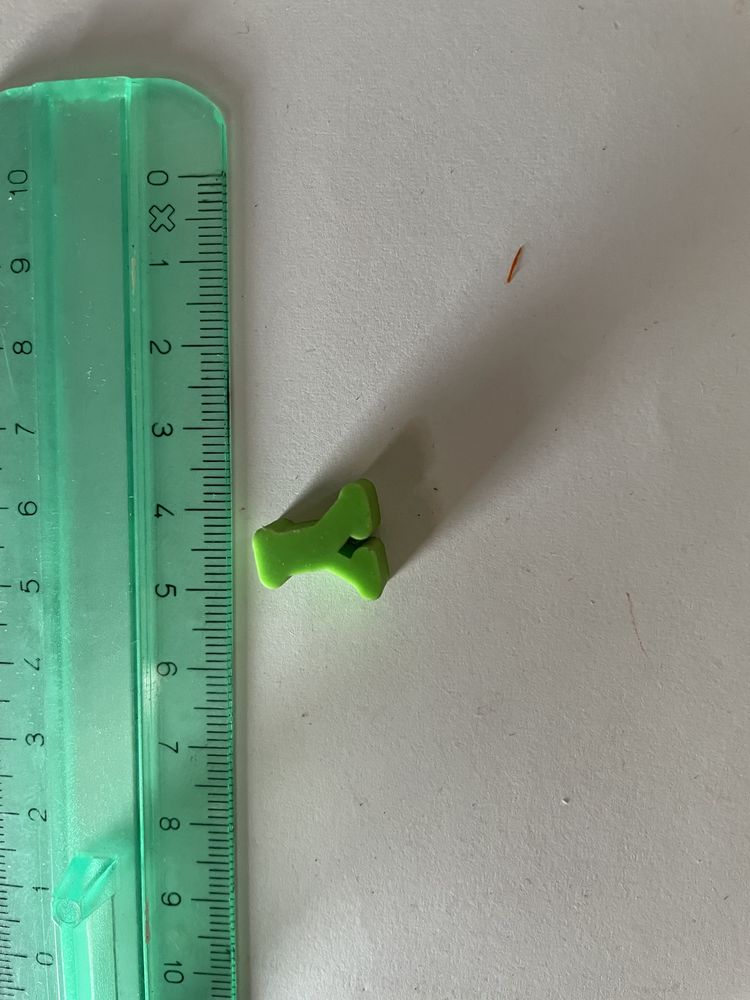 Gomma gomme eraser collection lettre Y vert 4 Bures-sur-Yvette (91)