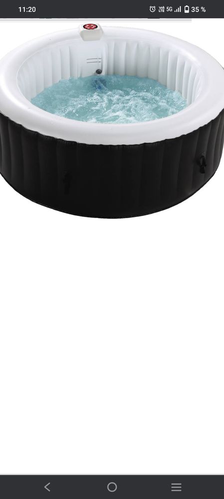 Spa gonflable 4 places noir 200 Quetigny (21)