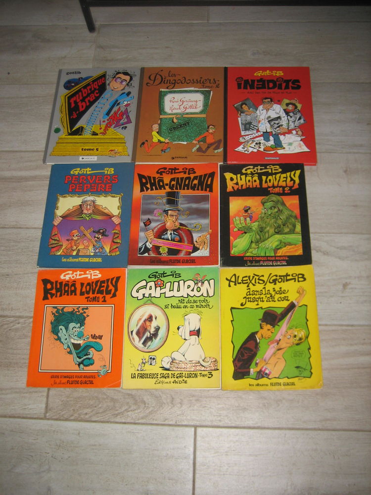 lot 9 bd GOTLIB dargaud FLUIDE GLACIAL 55 C�zy (89)