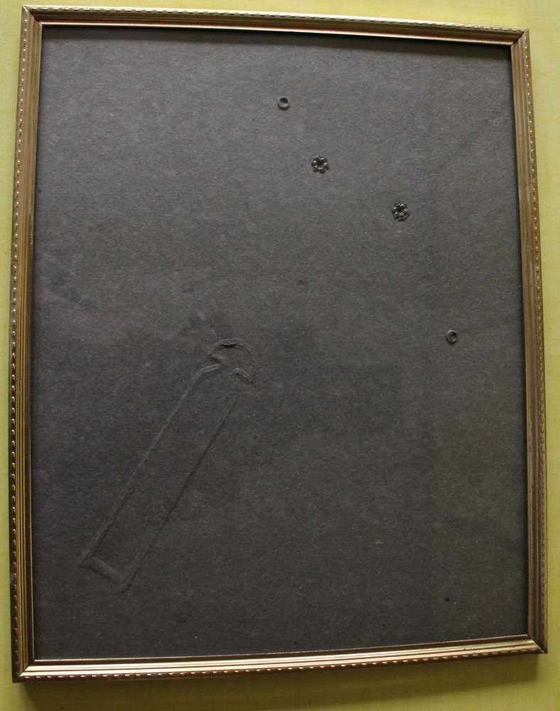 Grand Cadre laiton rectangulaire � poser ou suspendre 25 Issy-les-Moulineaux (92)