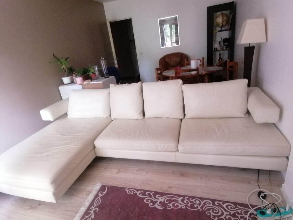 Grand canap� blanc Cuir Center 0 Blanquefort (33)