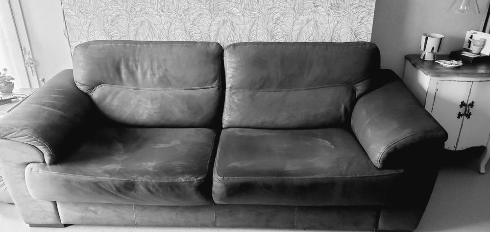 GRAND CANAPE 3 places marque H & H 130 Ouistreham (14)