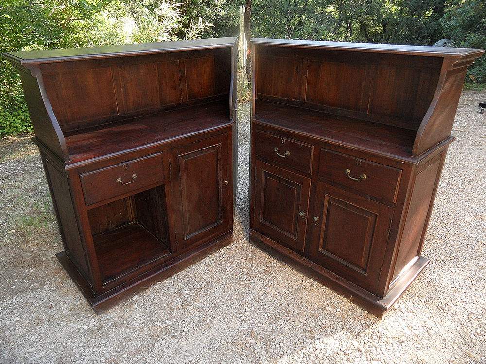 Grand comptoir bar en teck massif 450 Bras (83)