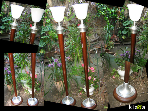 1 GRAND LAMPADAIRE MAZDA EPOQUE 1930 LAMPE art déco  850 Chateau Gombert (13)