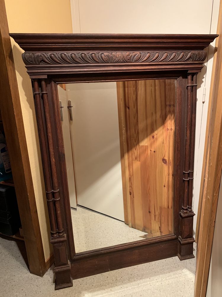 Grand miroir ancien 80 Saint-Loup-G�anges (71)