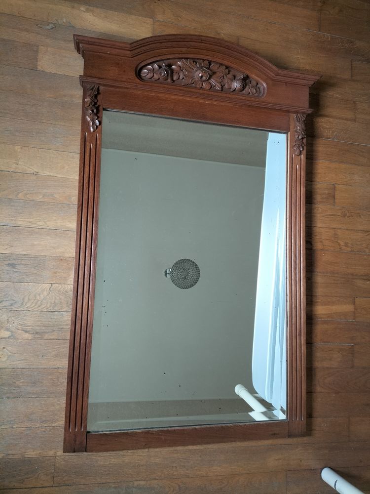Grand miroir ancien 150 Troyes (10)