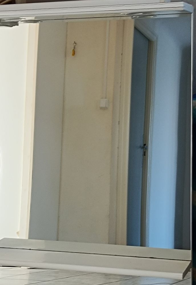 Grand miroir S/ de bains avec prise �lectrique 40 Al�nya (66)