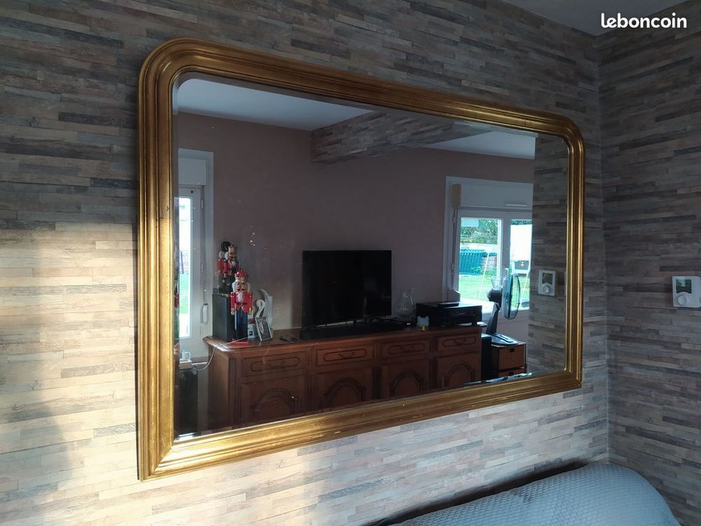 Grand Miroir dor�  vintage 200 Les Islettes (55)