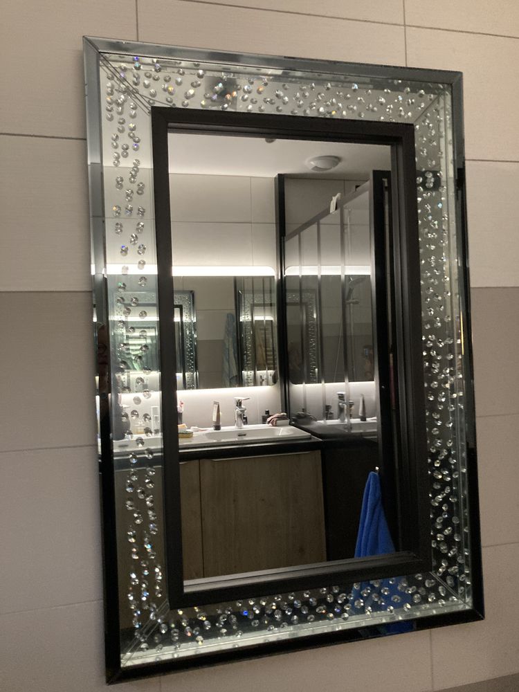 Grand miroir rectangulaire atypique 80 Chancenay (52)