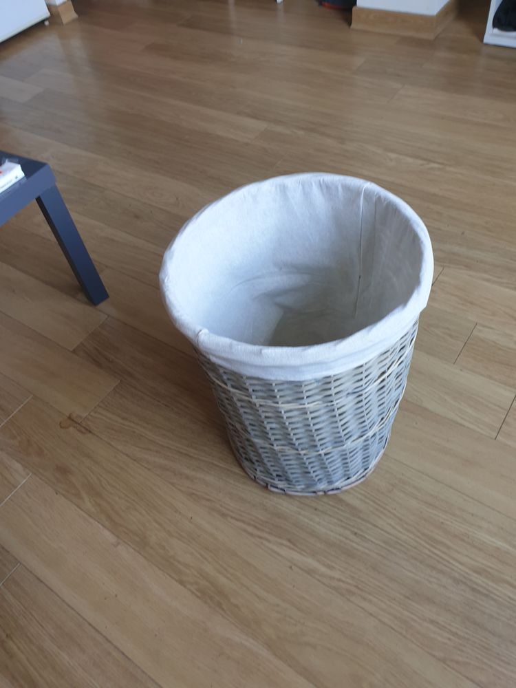 Grand panier a linge beige 10 Troyes (10)