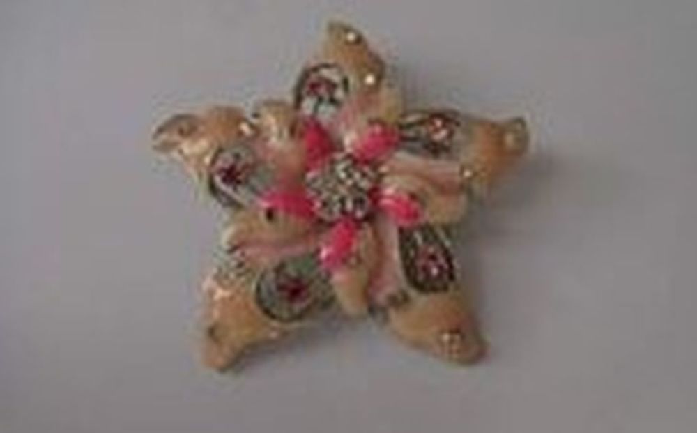 grand Pendentif rose poudr�e �maux de tr�s belle qualit� 9 La Seyne-sur-Mer (83)