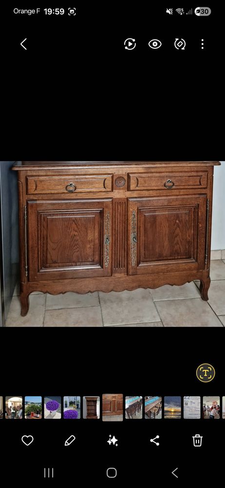Grand et petit buffet + table en ch�ne massif 150 Saint-Pierre-d'Ol�ron (17)