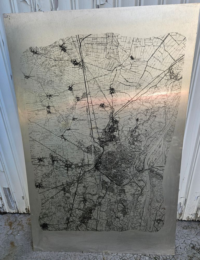 Grand plan m�tal ancienne, 70 Strasbourg (67)