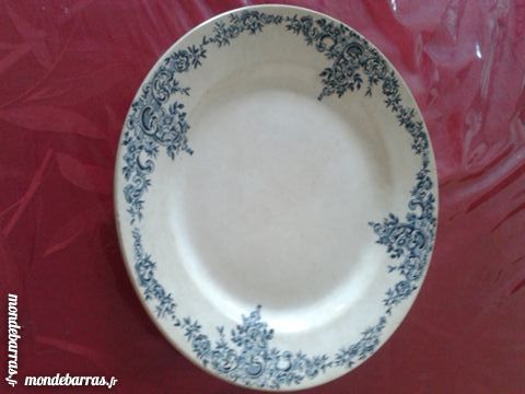 Grand plat ancien 26 Barentin (76)