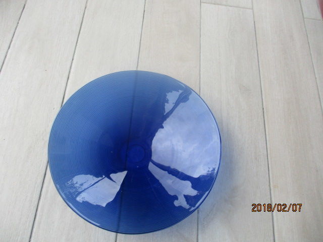 Grand plat bleu 10 Castres (81)