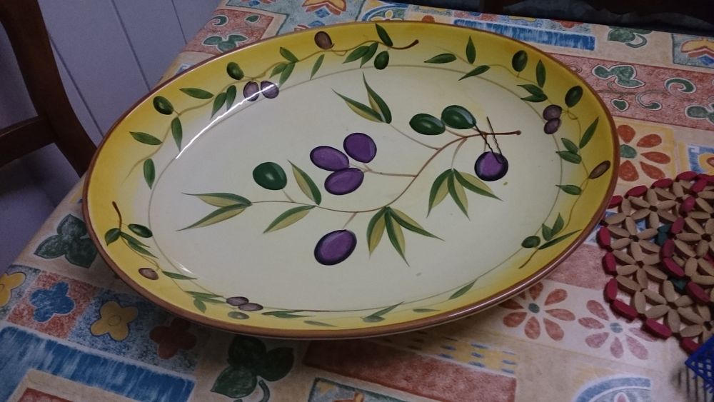 grand plat creux d�cor olives 10 Abbeville (80)