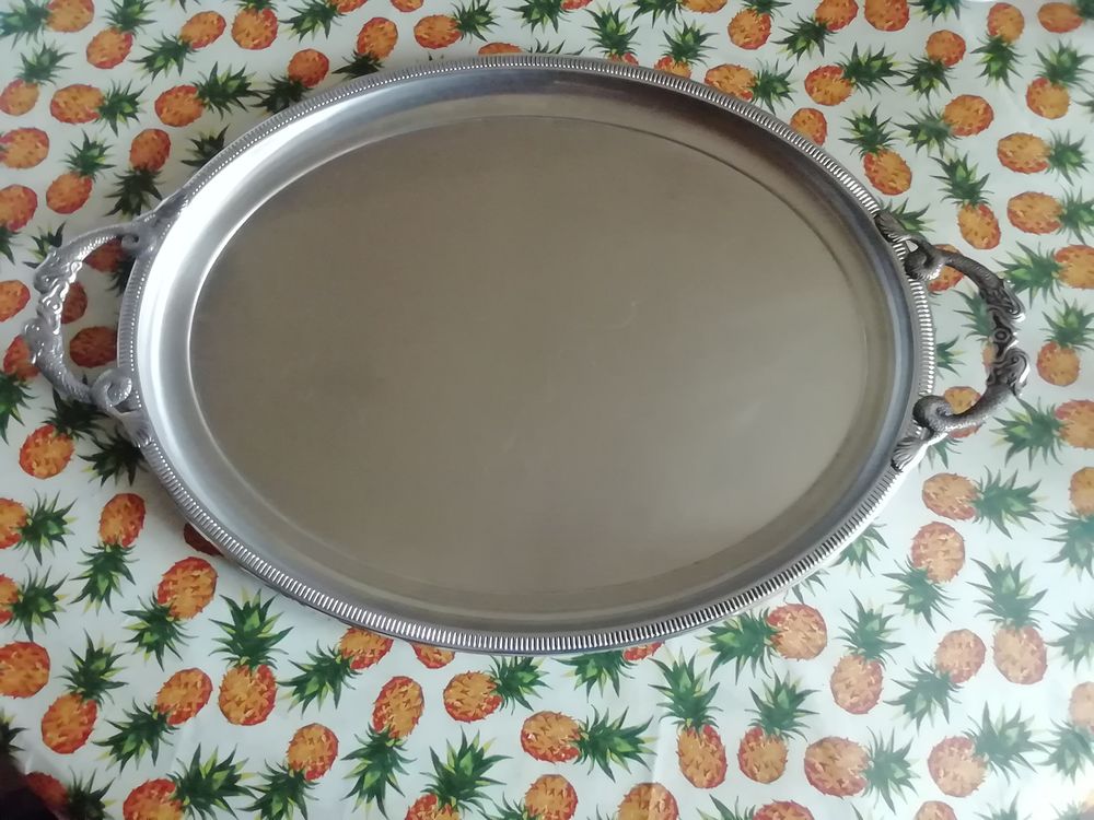 Grand plateau inox des ann�es 50 /60 30 Noyelles-l�s-Vermelles (62)