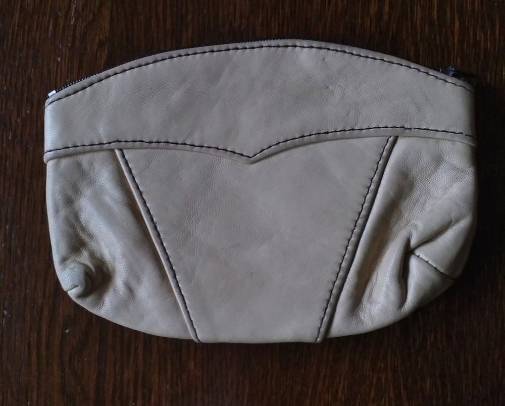 grand porte monnaie encuir beige 6 Marcq-en-Bar�ul (59)