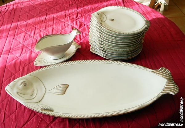 Grand Service � Poisson Art Nouveau 260 Lagny-sur-Marne (77)