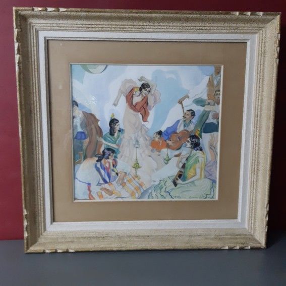 grand tableau cadre bois sous verre 40 Saint-Mathieu-de-Tr�viers (34)