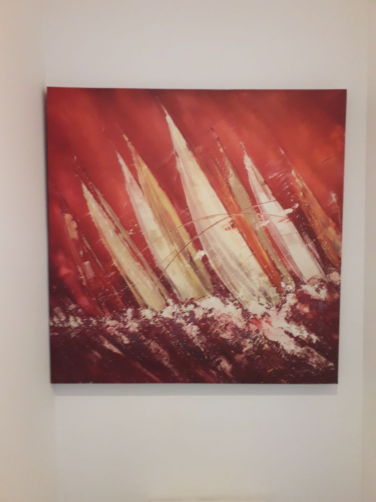 Grand tableau copie d un peintre 15 Marennes (17)