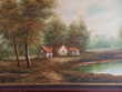 Grand tableau huile sur toile signée 120 Gradignan (33)