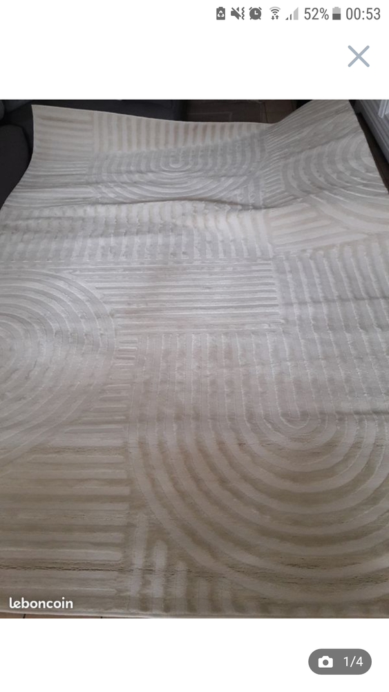 Grand Tapis cr�me NEUF jamais utilis� 130 Athis-Mons (91)