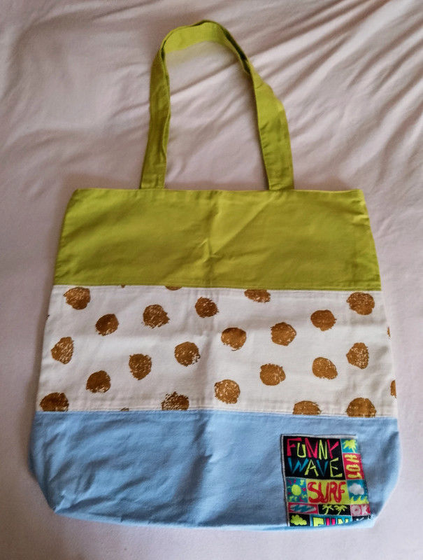 Grand sac en tissu 3 couleurs fait main 15 Riedisheim (68)