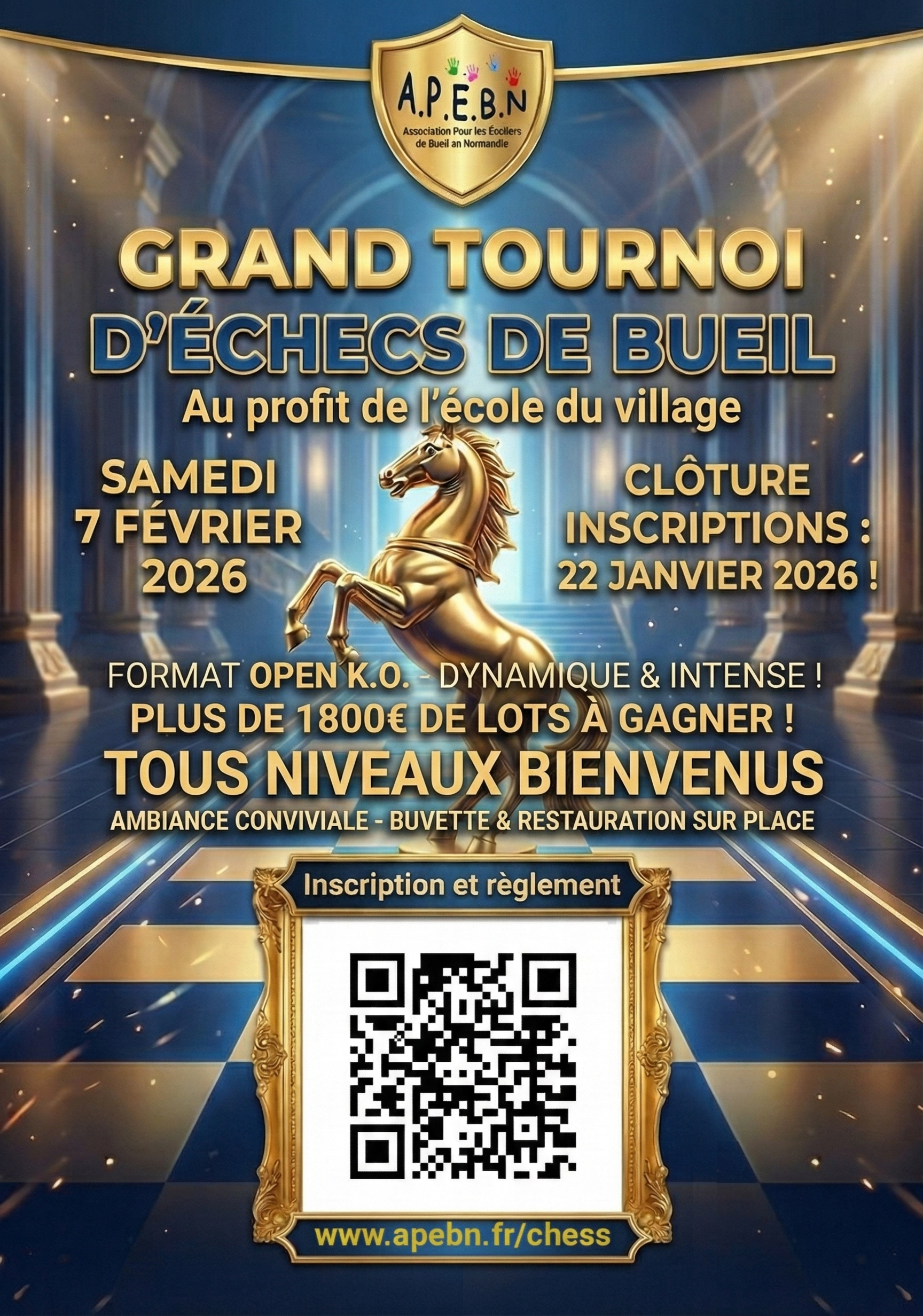 ?? Grand Tournoi d'&Eacute;checs - 1800� &agrave; gagner ! (Ouvert &agrave; tous) 0 Bueil (27)
