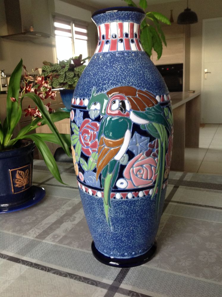 grand vase a col pinc� en ceramique 0 Sartilly (50)