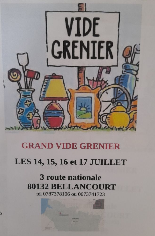 Grand vide grenier 1 Bellancourt (80)