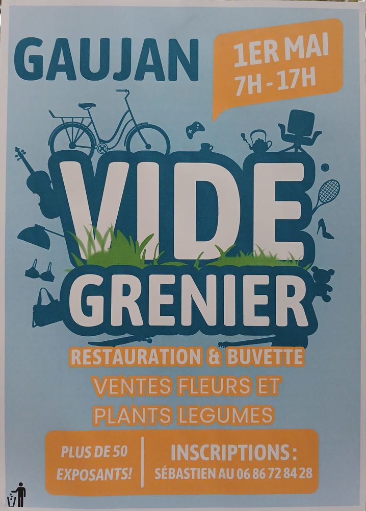 Grand vide grenier  traditionnel  &agrave;u village de Gaujan 0 Gaujan (32)