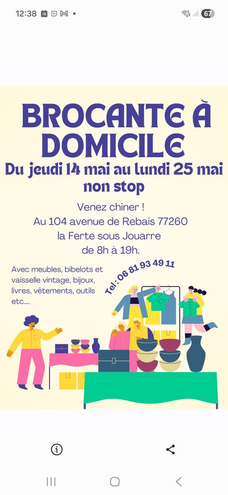 Grand vide grenier 0 La Ferte Sous Jouarre (77)